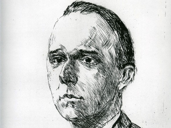 Werner Jaeger, Kaltnadelradierung von Max Liebermann 1929