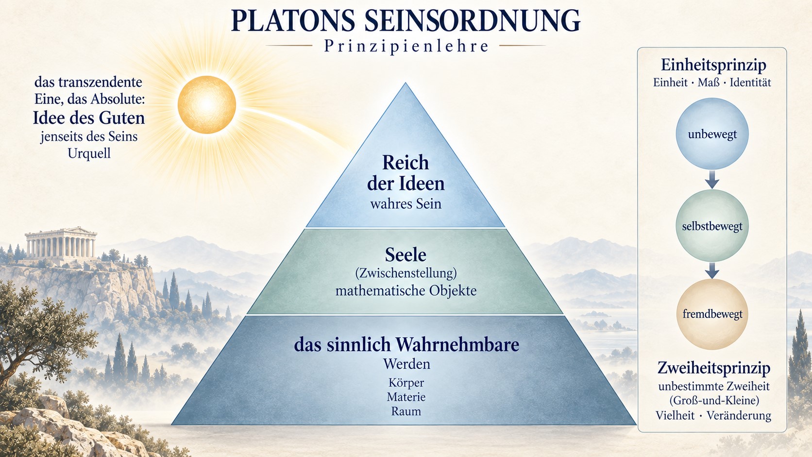 Platons Seinsordnung und Prinzipienlehre